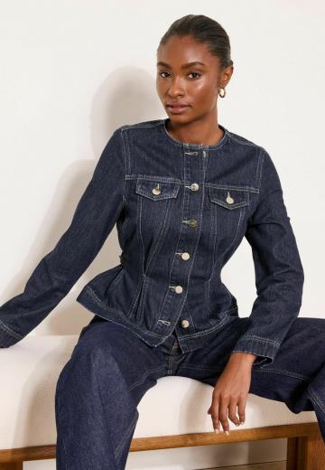 Джинсовая жилетка