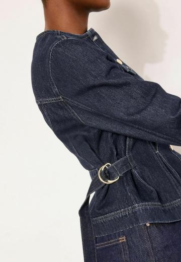 Джинсовая жилетка