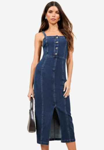 Джинсовый комбинезон