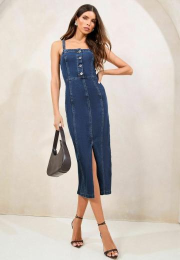 Джинсовый комбинезон