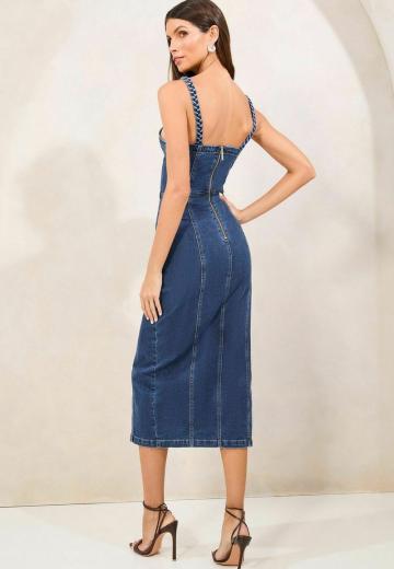 Джинсовый комбинезон