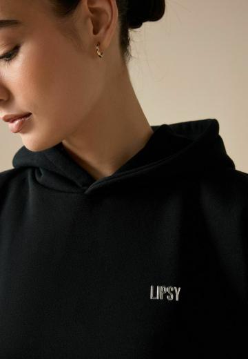 Пуловер с капюшоном