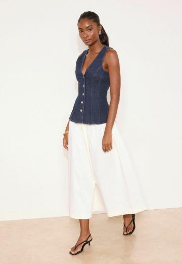 Джинсовая жилетка