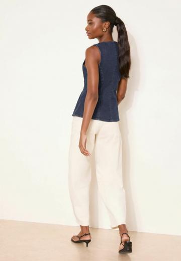 Джинсовая жилетка