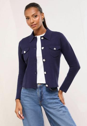 Блейзер с накладными карманами