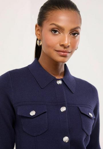 Блейзер с накладными карманами