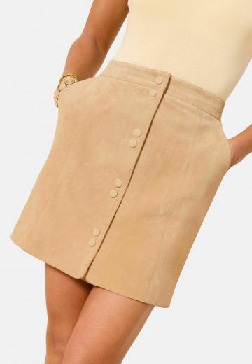 Кожаная юбка