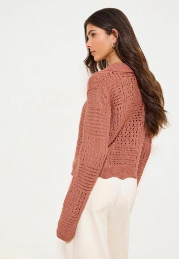 Вязаная кофта