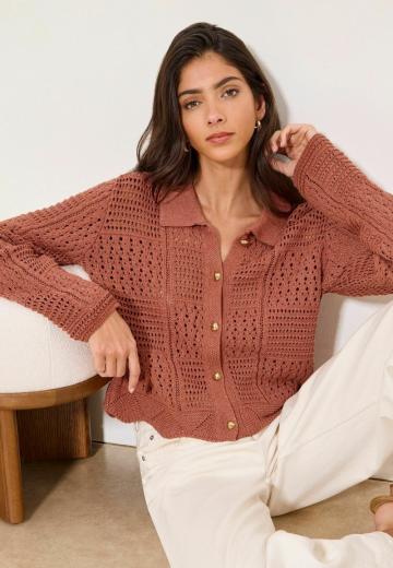 Вязаная кофта