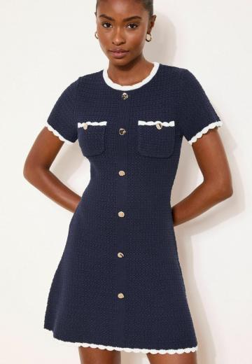 Вязаное платье