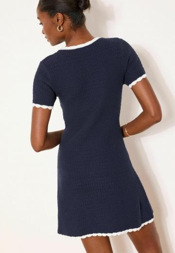 Вязаное платье