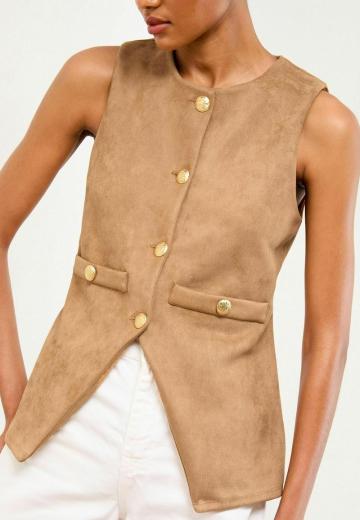 Джинсовая жилетка