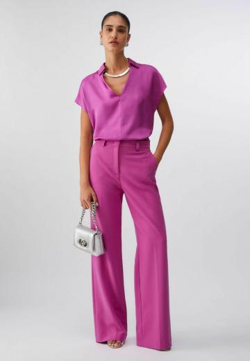 Атласная блузка