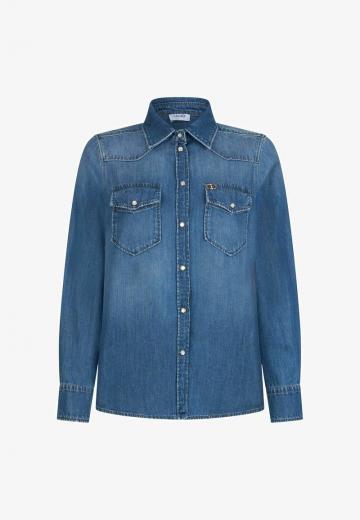 Джинсовая блузка