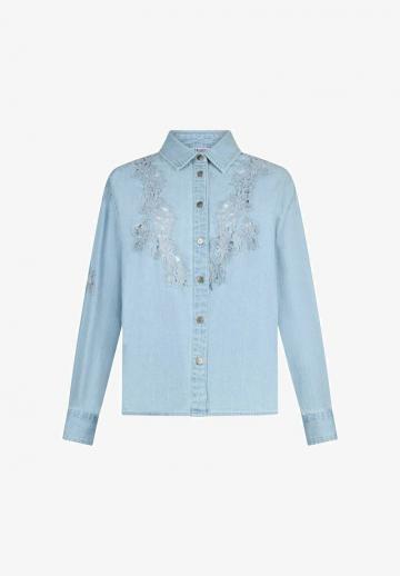 Джинсовая блузка