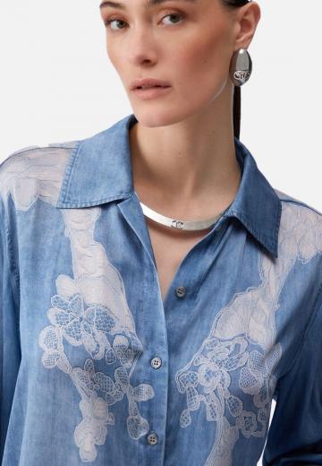 Джинсовая блузка