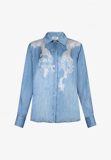 Джинсовая блузка