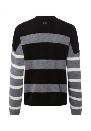 Пуловер в полоску