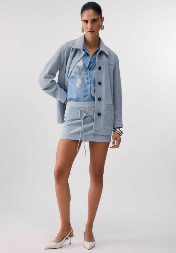 Кожаная юбка