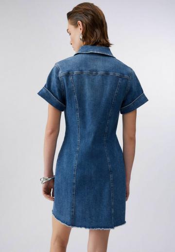 Джинсовое платье