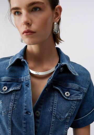 Джинсовое платье