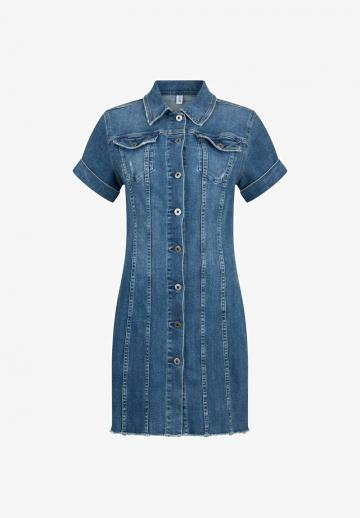 Джинсовое платье