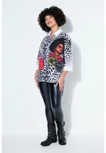 Длинная блузка