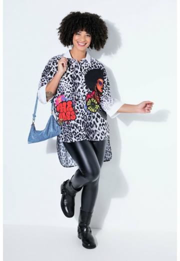 Длинная блузка