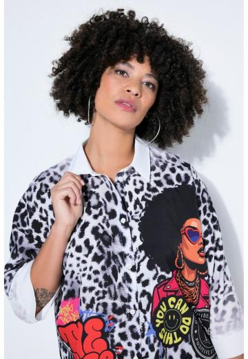 Длинная блузка