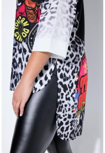 Длинная блузка