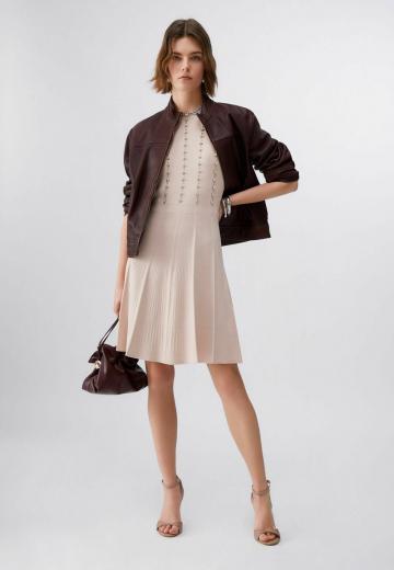 Вязаное платье