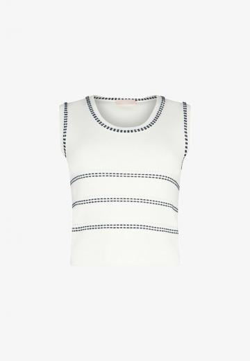 Пуловер без рукавов