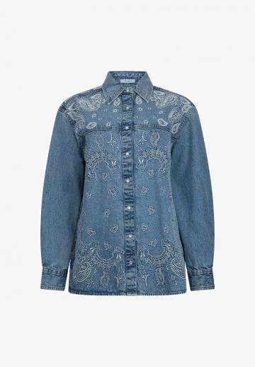 Джинсовая блузка