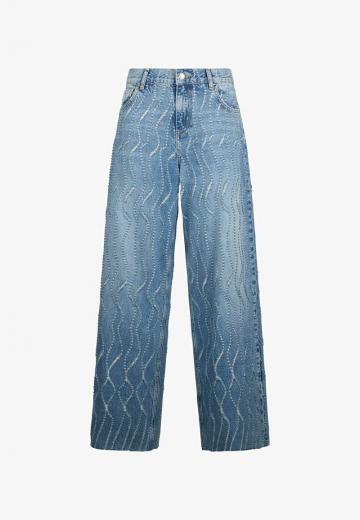 Клешеные джинсы