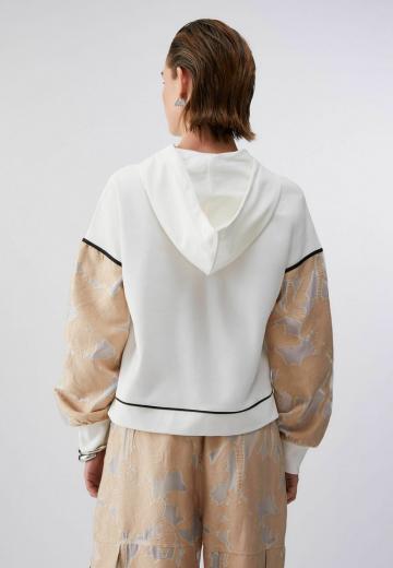 Пуловер с капюшоном