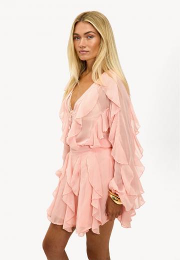 Юбка с воланами