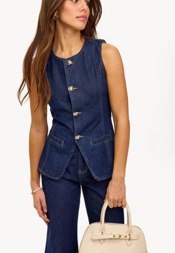 Джинсовый комбинезон