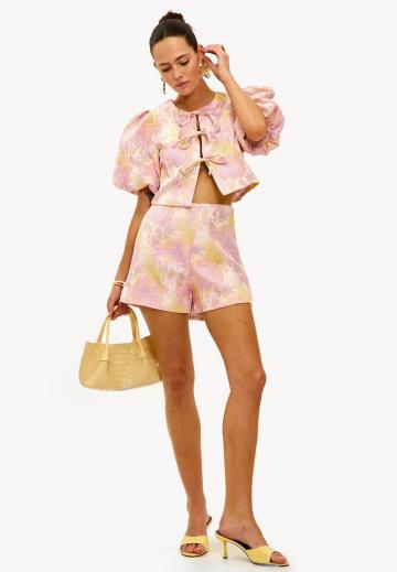 Атласная блузка