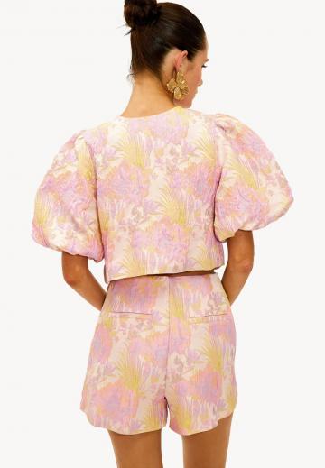 Атласная блузка