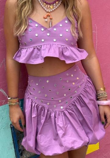 Топ на бретельках