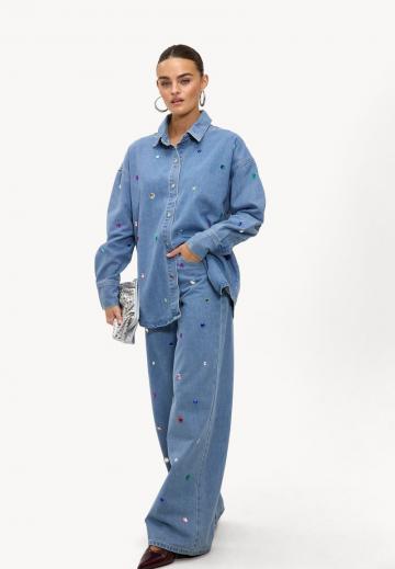 Джинсовая блузка