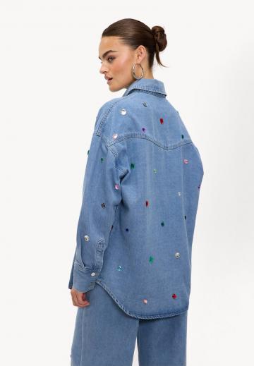 Джинсовая блузка