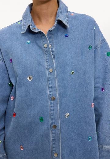 Джинсовая блузка