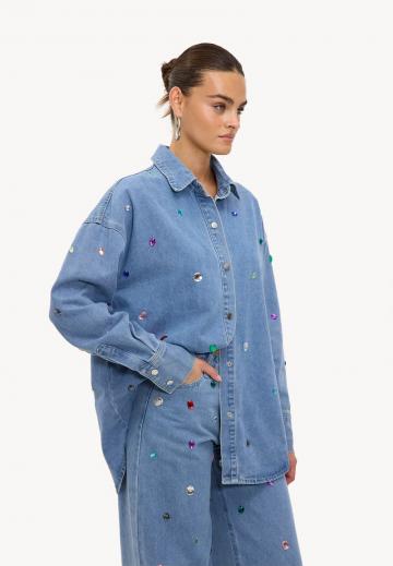 Джинсовая блузка