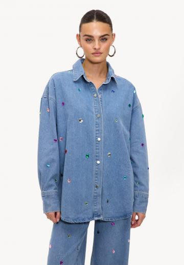 Джинсовая блузка