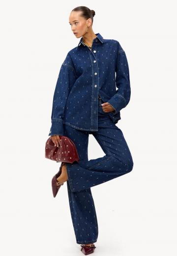 Джинсовая блузка