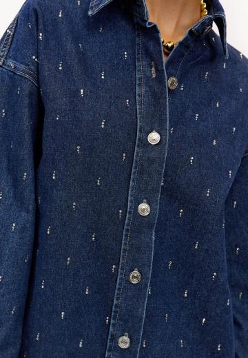 Джинсовая блузка