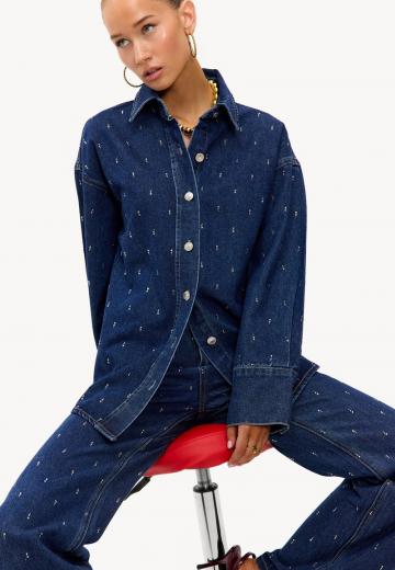 Джинсовая блузка
