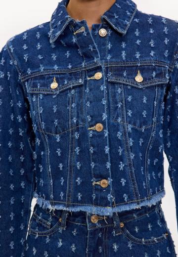 Джинсовый комбинезон