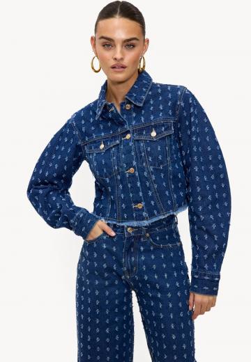 Джинсовый комбинезон